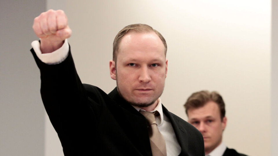 Anders Behring Breivik, som sidste år bombede regeringskvarteret i Oslo og henrettede unge nordmænd på en politisk sommerlejr, angrer ikke. Foto: Polfoto: AP Photo/Hakon Mosvold Larsen/Scanpix Norway, Pool