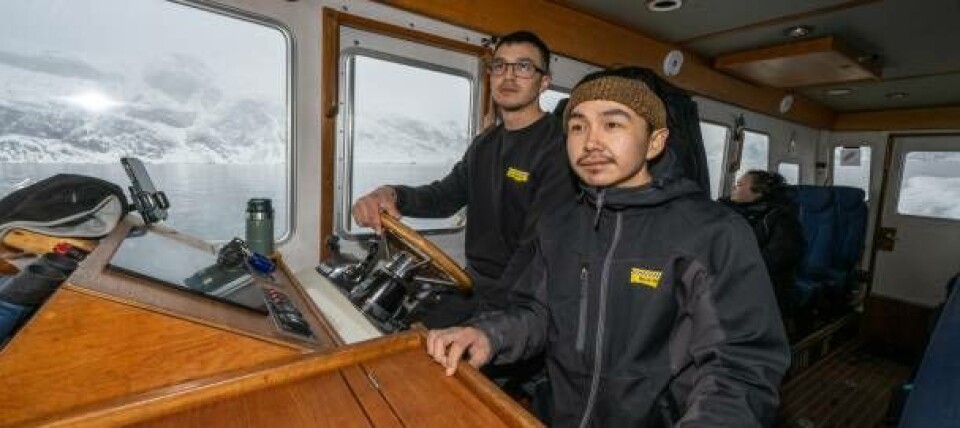 Angunnguaq Johansen og Frederik Frederiksen.