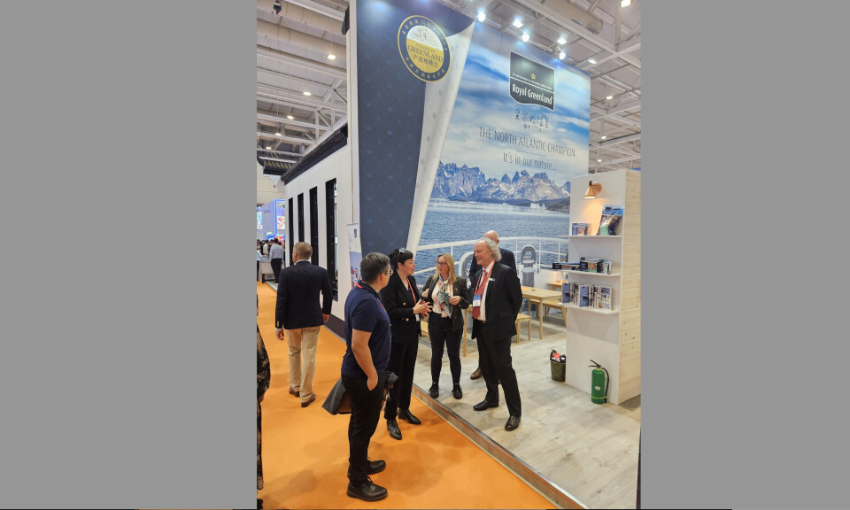 Vivian Motzfeldt deltog sammen med fiskeriaktørerne på China Seafood Expo i Qingdao.