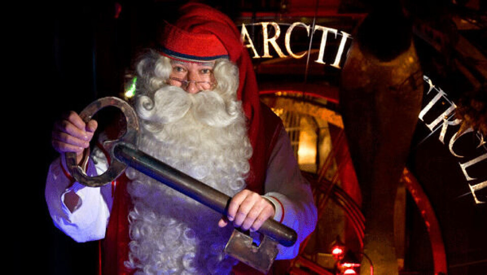 I december alene runder indtjeningen 148-220 millioner kroner i Rovaniemi på grund af julemanden. Foto: Rovaniemi Tourism