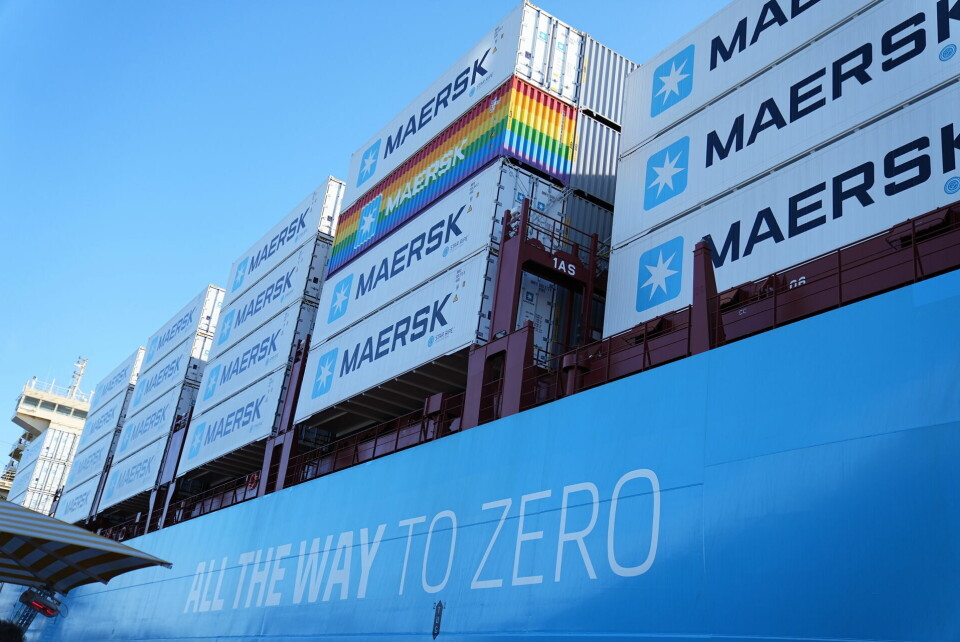 Verdens første metanoldrevne containerskib bliver nu en del af flåden hos A.P. Møller-Mærsk