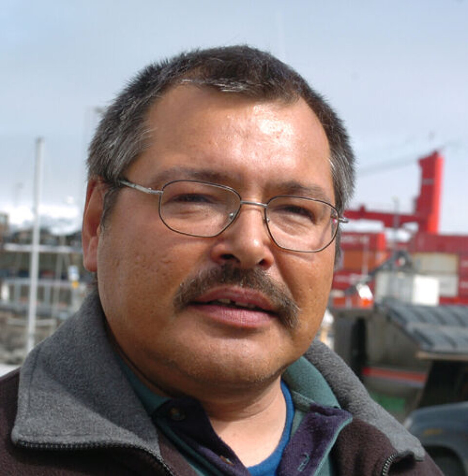 Qaanaaq's nye borgmester, Jens Danielsen.