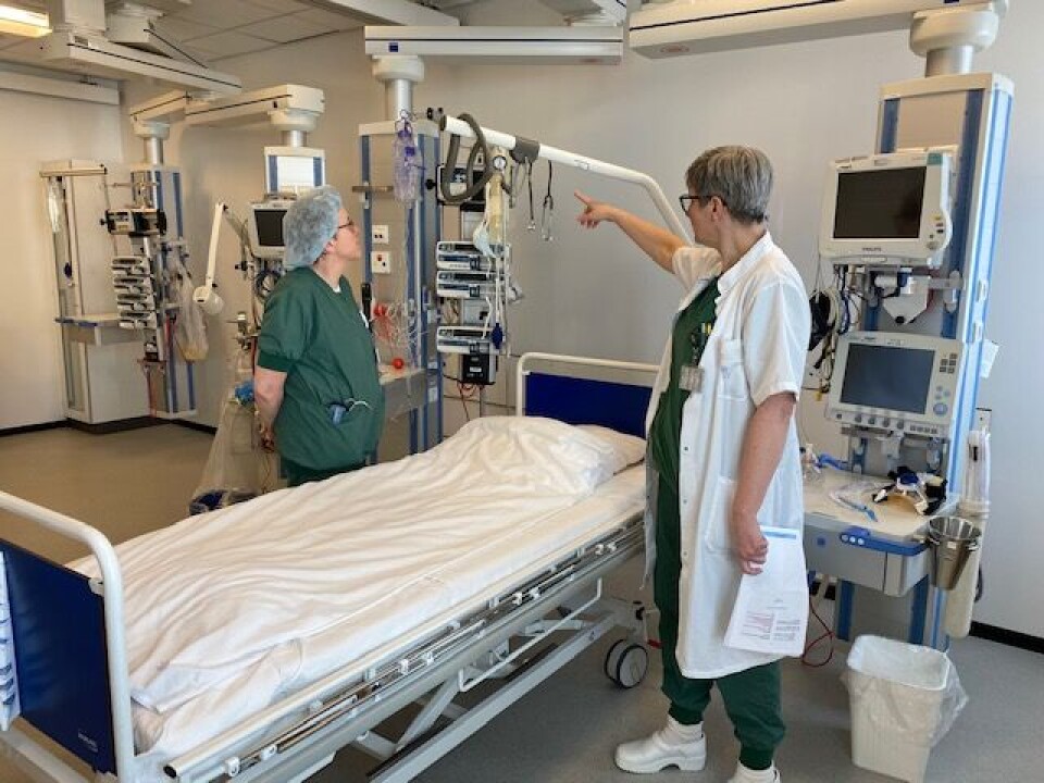 Et af de steder, hvor man har uniformer, er på Dronning Ingrids Hospital i Nuuk.