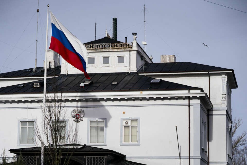 15 ansatte på den russiske ambassade i København blev i april sidste år udviste af den danske regering efter mistanke om, at de bedrev spionage. (Arkivfoto).