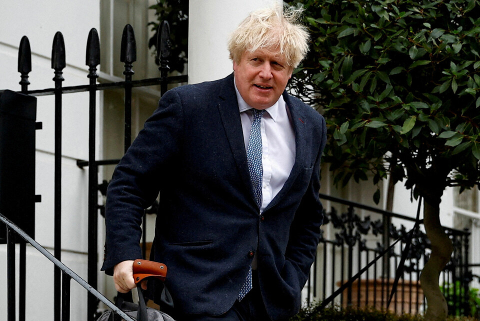 En tværpolitisk komité, der har undersøgt tidligere premierminister Boris Johnson, konkluderer, at han med sine udtalelser om fester i Downing Street under coronapandemien har vildledt parlamentet flere gange. (Arkivfoto).