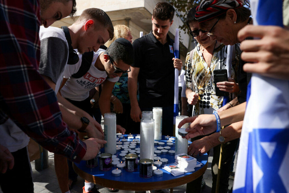 Klokken 11 lokal tid blev der afholdt et minuts stilhed i Israel for at mindes ofrene for Hamas' angreb 7. oktober.