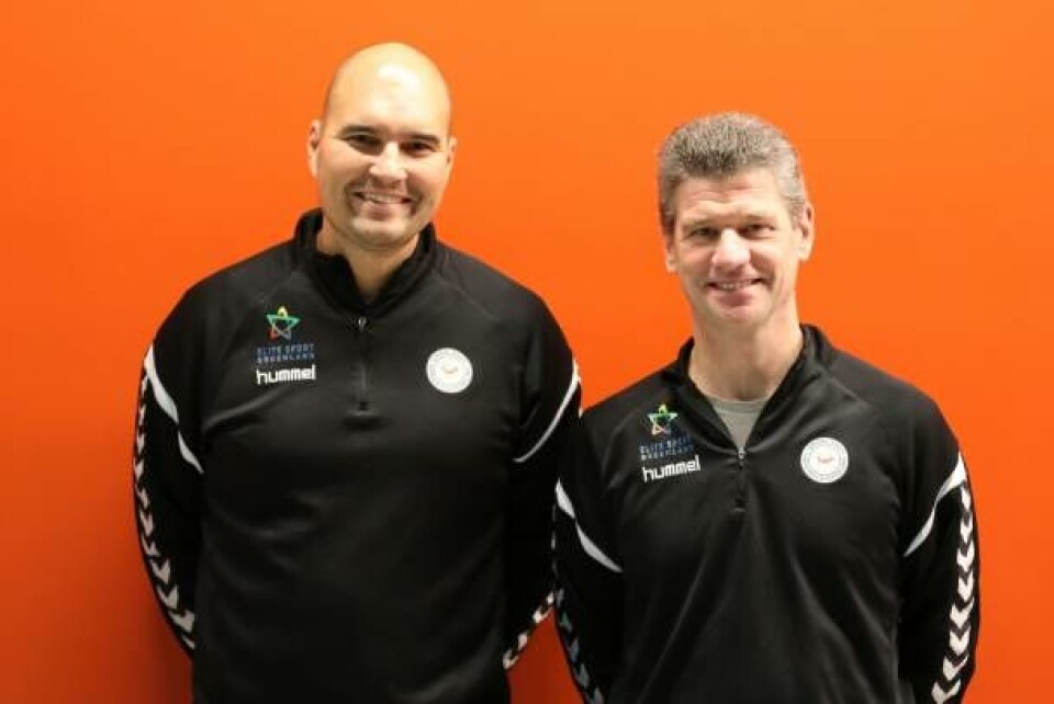 Landstrænerteamet Rasmus Larsen og Ingi Olsen