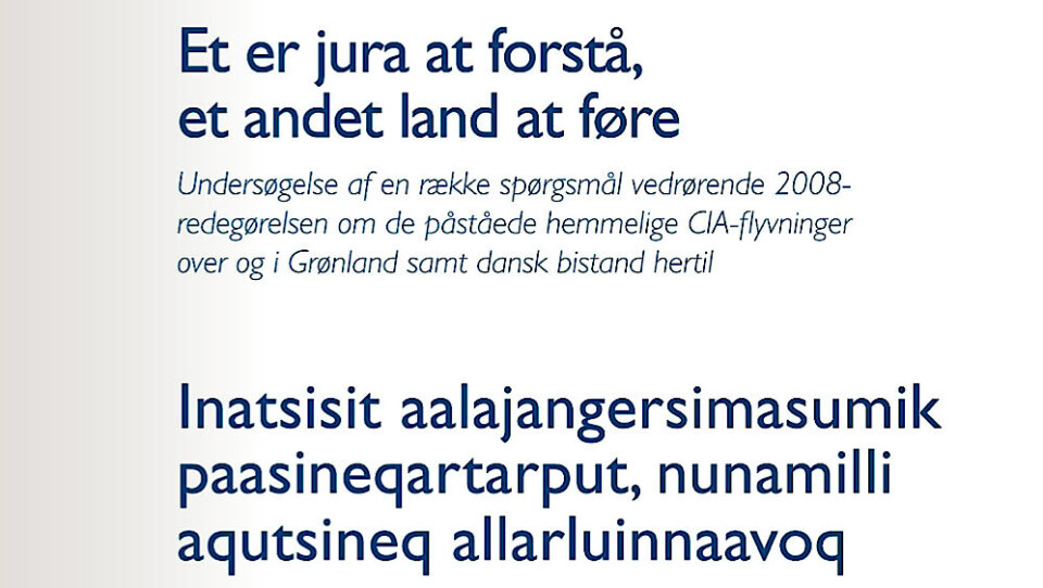 Forsiden fra DIIS-rapporten 'Et er jura at forstå, et andet land at føre'. Foto: DIIS