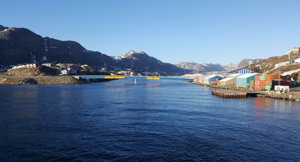 Havnen i Sisimiut mangler i øjeblikket en kran for joller.