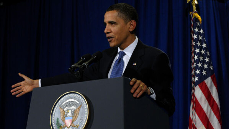 USAp præsidentia Barack Obama silaannaap allanngoriartornera pillugu oqaaseqaat immiussami pillugu oqaluttuarpoq. Assiliisoq: AP/POLFOTO/Susan Walsh