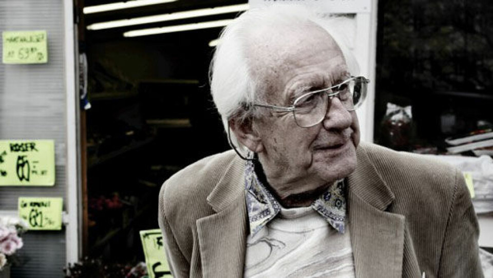 Anno 2011 afviser mange samer ideen om en samisk stat. Johan Galtung synes derimod, at et brud med Norge kan være en god idé. – Naturen vil tvinge det frem, siger fredsforskeren på et besøg i Oslo. Foto: NRK/Kenneth Hætta