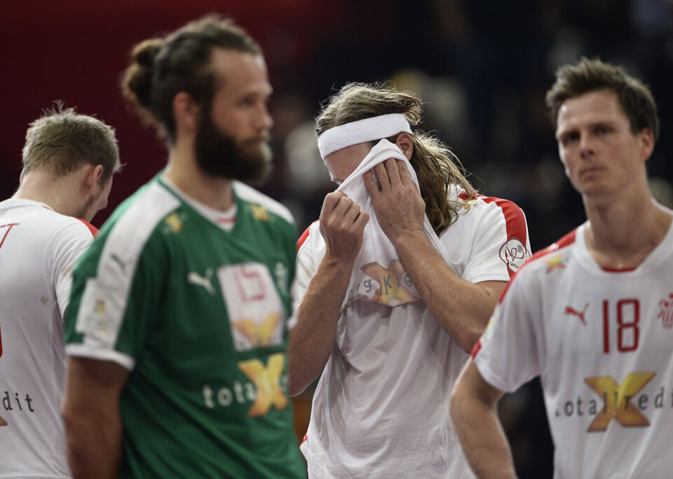 Mikkel Hansen da kampen er fløjtet af, da Danmark onsdag mødte Spanien i 1/4-finalen ved VM i håndbold i Doha i Qatar