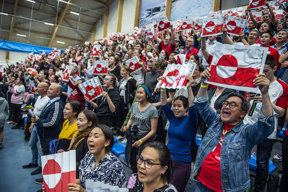 Billedet taget ved Pan Am i 2018, der blev afholdt i Nuuk