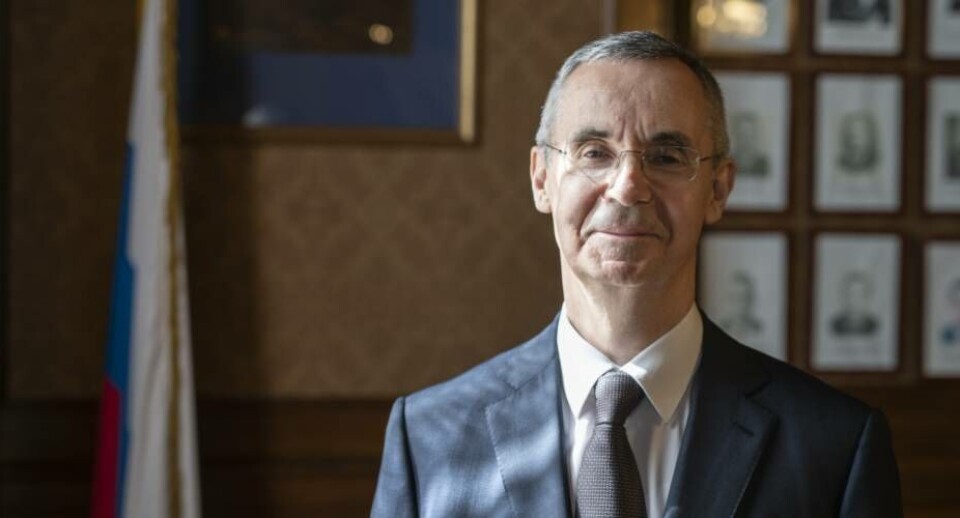 Den russiske ambassadør i København Vladimir Barbin