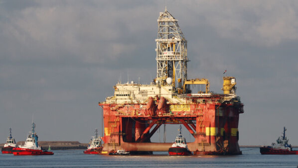 Cairn Energy vil bruge stoffet Ultrahib, der er på den internationale fy-liste, i forbindelse med prøveboringer i farvandet ud for Grønland. Foto: Cairn Energy