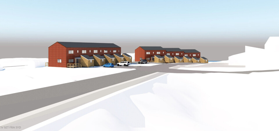 Rækkehus-bebyggelse på vej i Nuuk