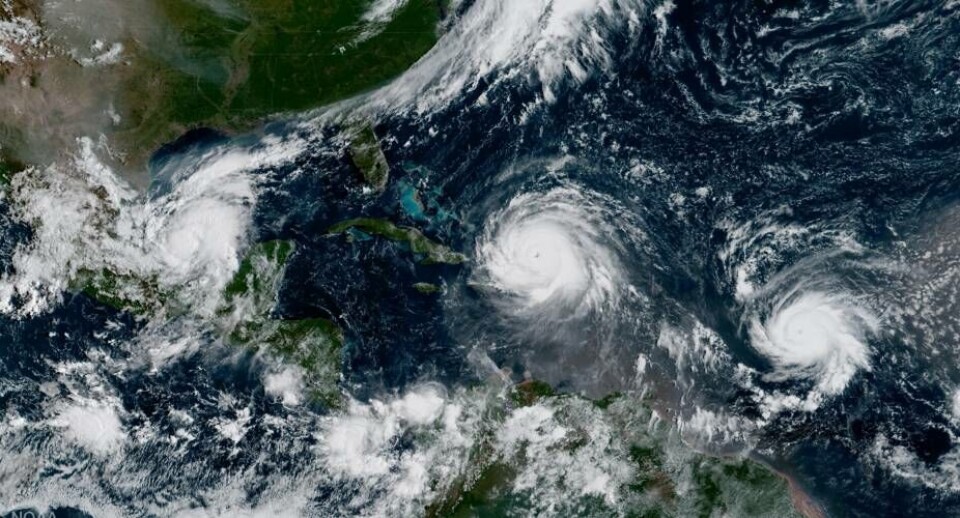 Orkanen Maria blev kategoriseret i dem farligste kategori 5 inden en den ramte Dominica