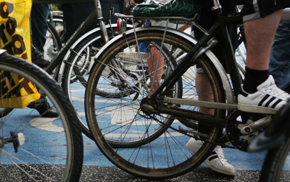 Politiet erkender at der bør gøres noget, så cyklisterne bliver bedre til at færdes i trafikken. Polfoto: Astrid Dalum