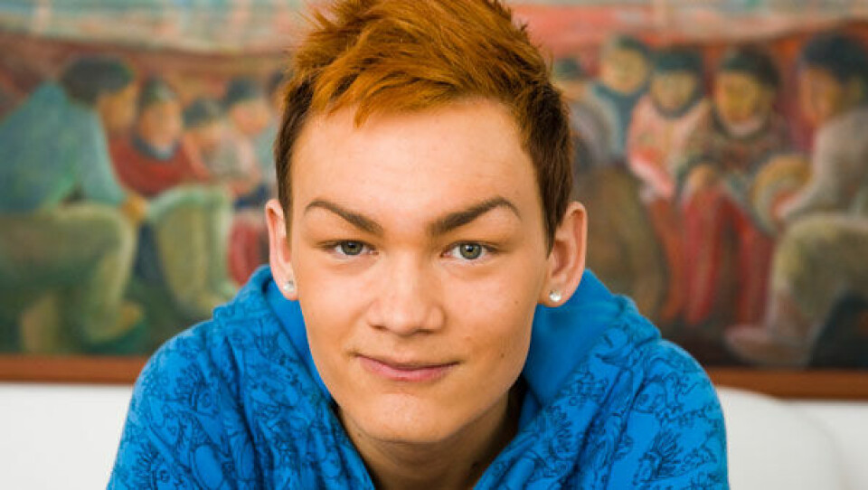 - Allatut ittuuneq ajunngilaq, Nuka Bisgaard Gay Pridemi aaqqissuisoq oqarpoq. Assi: Leiff Josefsen.