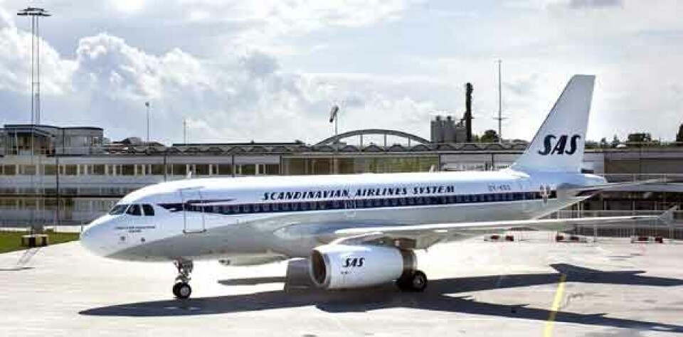 SAS har sat en Airbus 319 med plads til 141 passagerer ind på ruten.