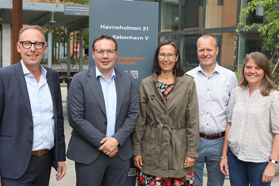 Boliger var på dagsordenen, da Naalakkersuisoq for boliger og infrastruktur, Erik Jensen (S), besøgte boligminister Christian Rabjerg Madsen (Soc.) og . Boligkontoret Danmark