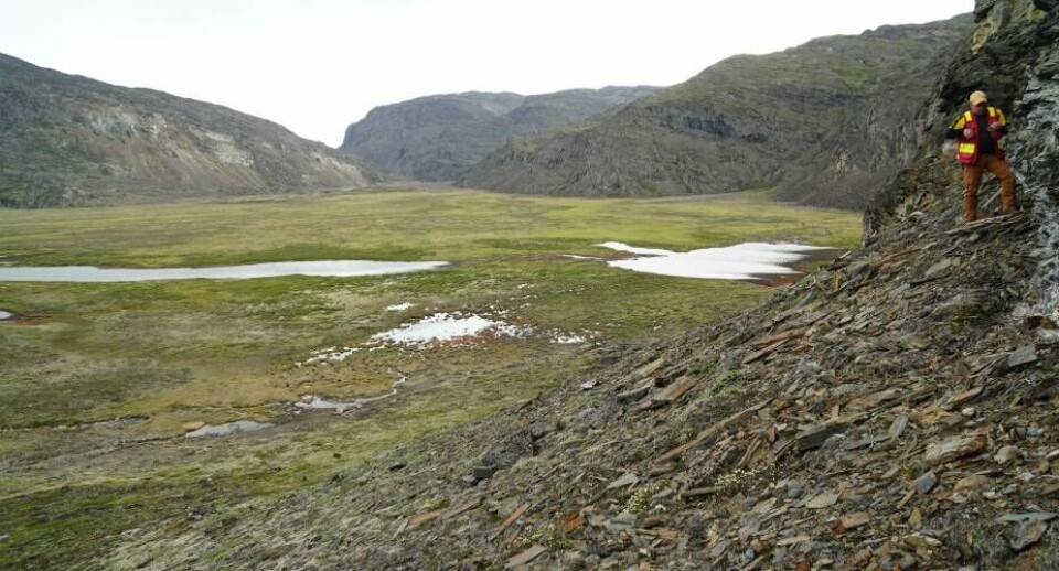 Geologiske undersøgelser ved Kangerlusarsuk.