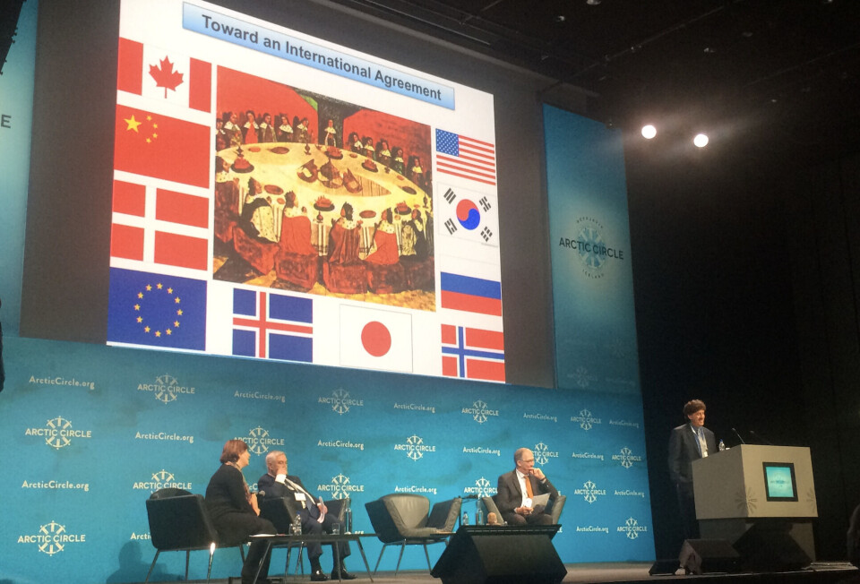 Fotoet er fra en tidligere event under Arctic Circle Assembly i Reykjavik.