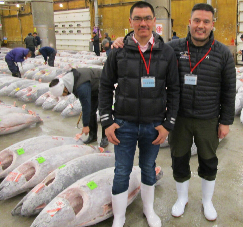 Kim Kielsen, Karl-Kristian Kruse, fiskemarked, Tokyo