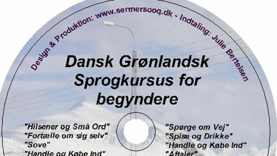 Sprogkurserne kan fås på cd.