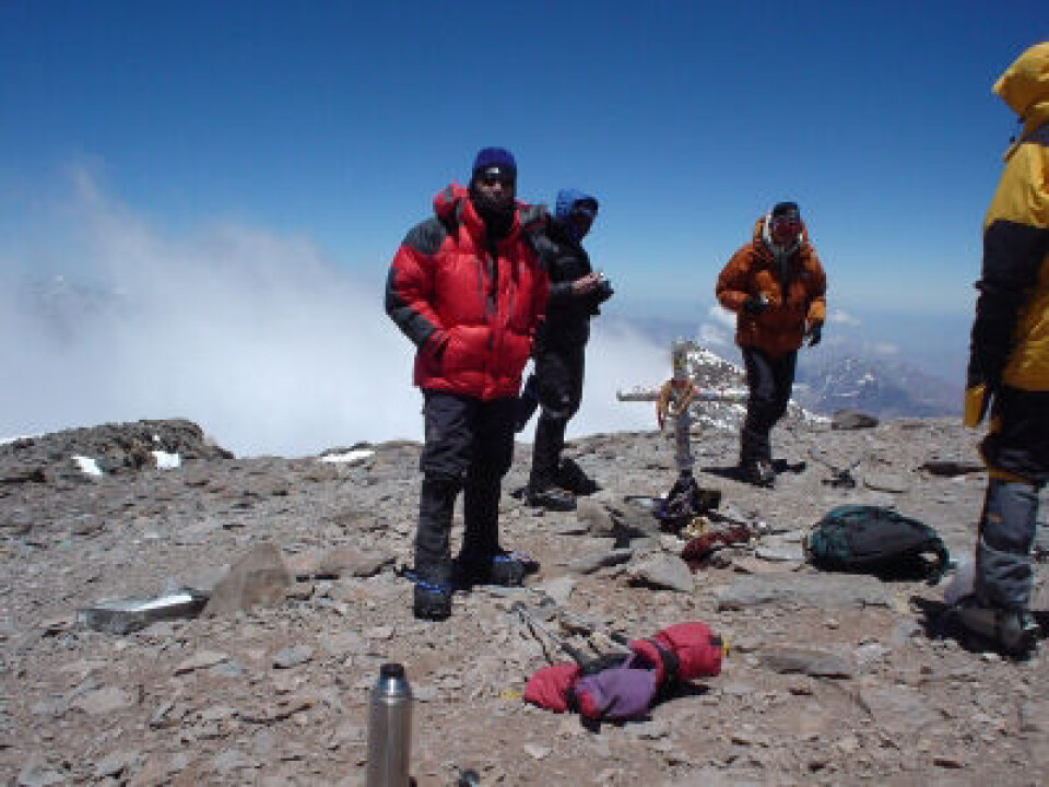 Nick Nielsen bestiger Aconcagua