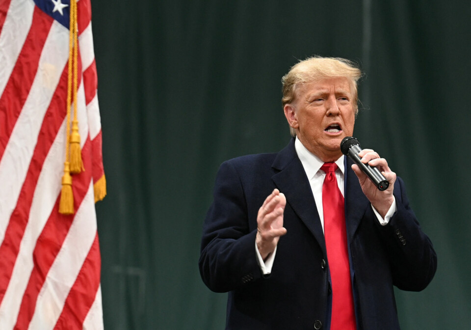 Ekspræsident Donald Trump talte mandag til de republikanske vælgere i delstaten Iowa. Natten til tirsdag dansk tid tyder alt på, at de vil pege på ham som partiets præsidentkandidat.