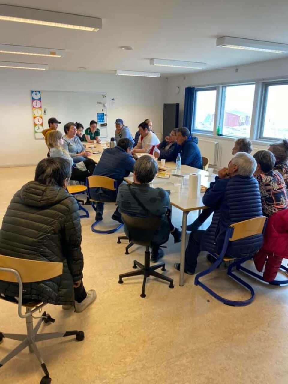 Aki-Matilda Høegh-Dam var på besøg i Uummannaq og bygder i sommer, hvor hun blandt andet deltog i flere møder med borgerne.