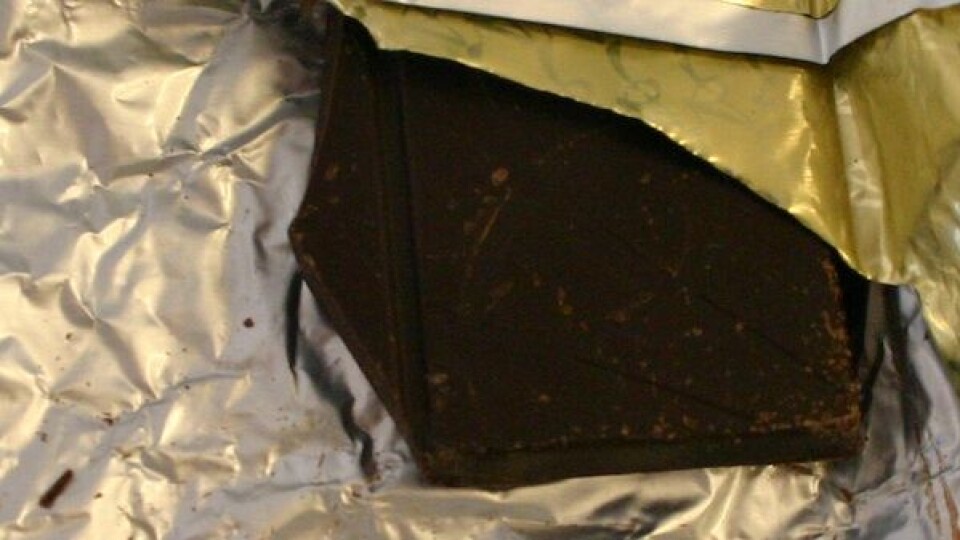 Små mængder chokolade er godt for helbredet, men forskerne advarer om, at den høje kaloriemængde i chokolade. Foto: Paornánguaq Kleist.