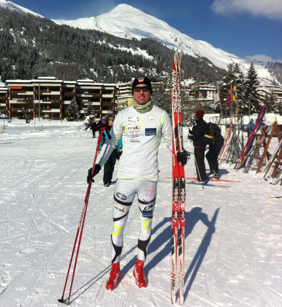 Martin Møller gjorde det fortrinligt ved World Cup i Schweiz. Han kom i al fald tættere på OL. Foto: Privat