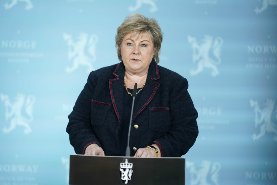 Norges statsminister Erna Solberg: - Coronavirusset holdt ikke juleferie.