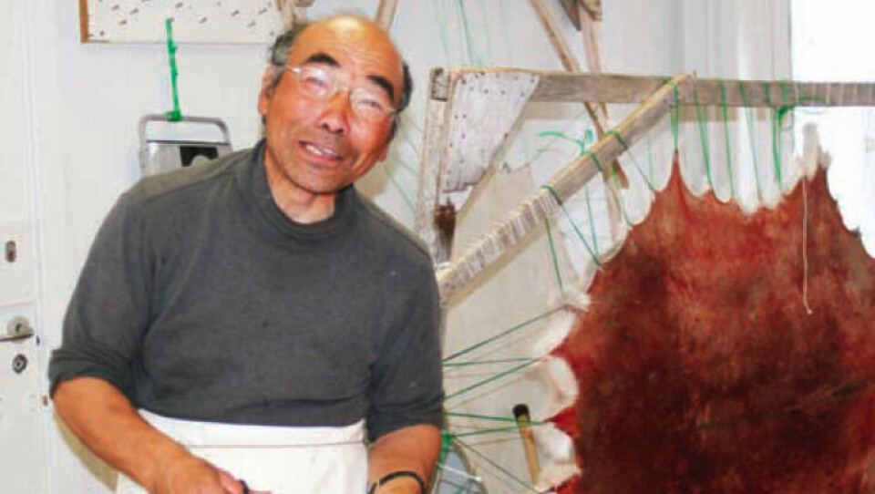 Japaneren Ikuo Oshima fra Siorapaluk, som har levet som fanger i Thule-distriktet i 36 år, får mandag besøg af regentparret. Hans søn Maassannguaq Oshima er også fanger. Foto: SermitsiaqAG.