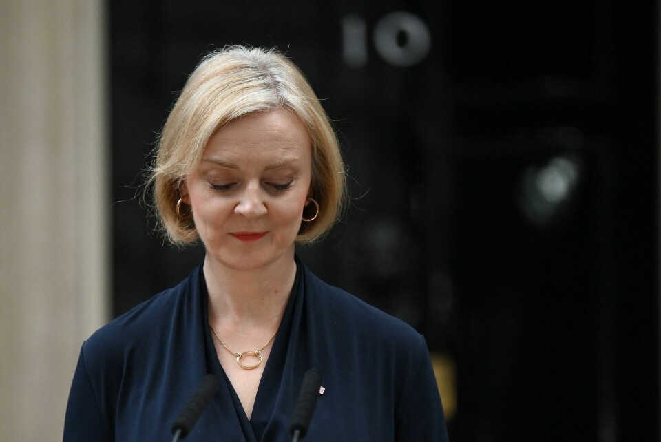 Liz Truss trækker sig som premierminister i Storbritannien