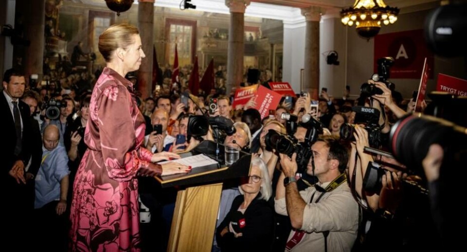 Tirsdag rundede Mette Frederiksen valgaftenen af med en tale til sine folk.