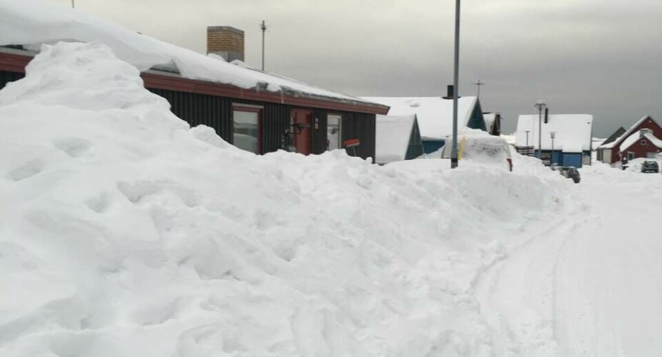 Sne i Nuuk