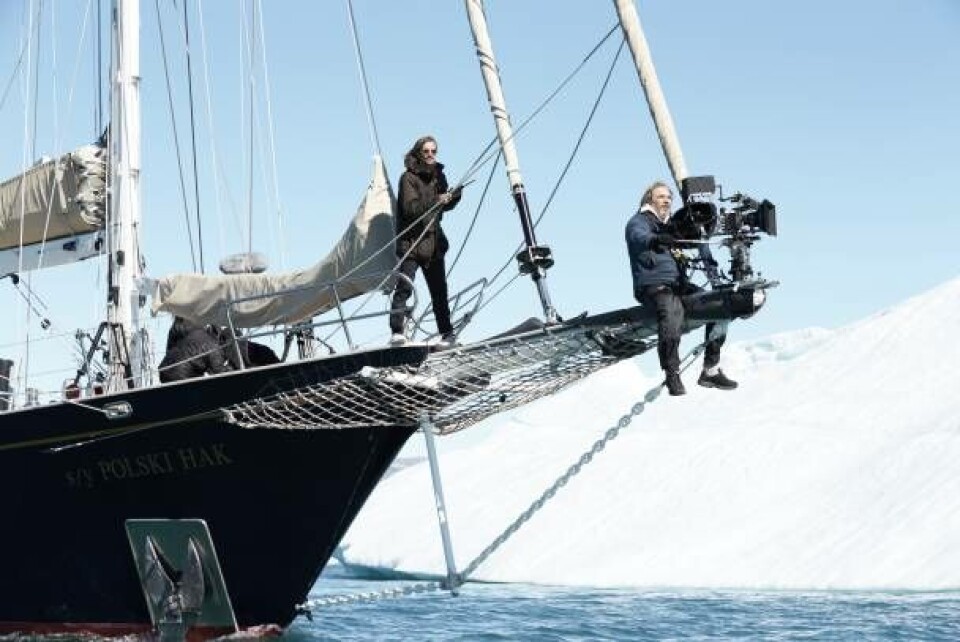 Filmens instruktør Victor Kossakovsky i aktion