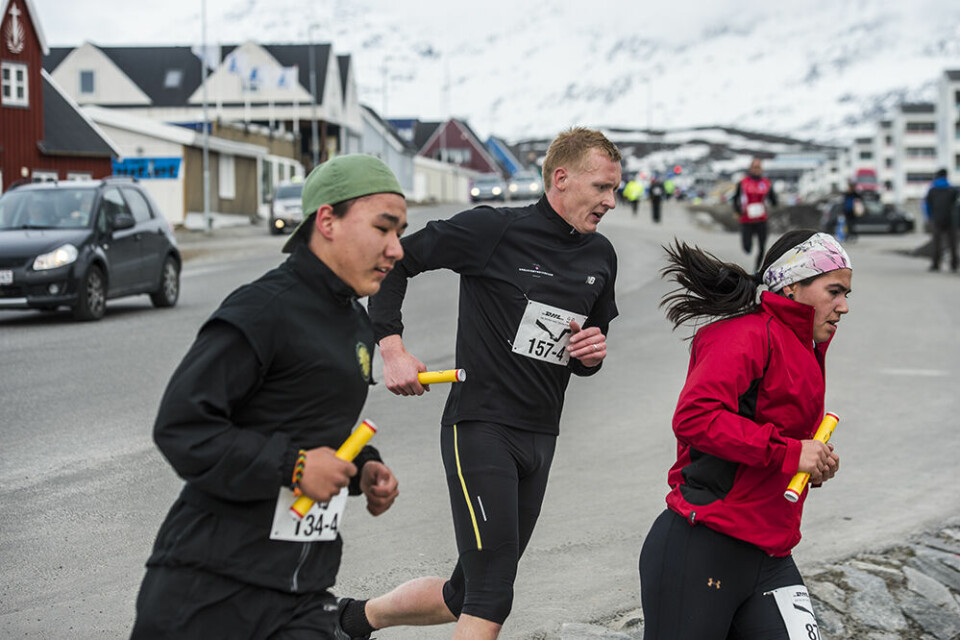 Nuuk-Stafet, 2015, DHL-løb