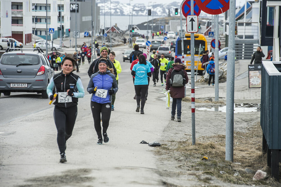 Nuuk-Stafet, 2015, DHL-løb