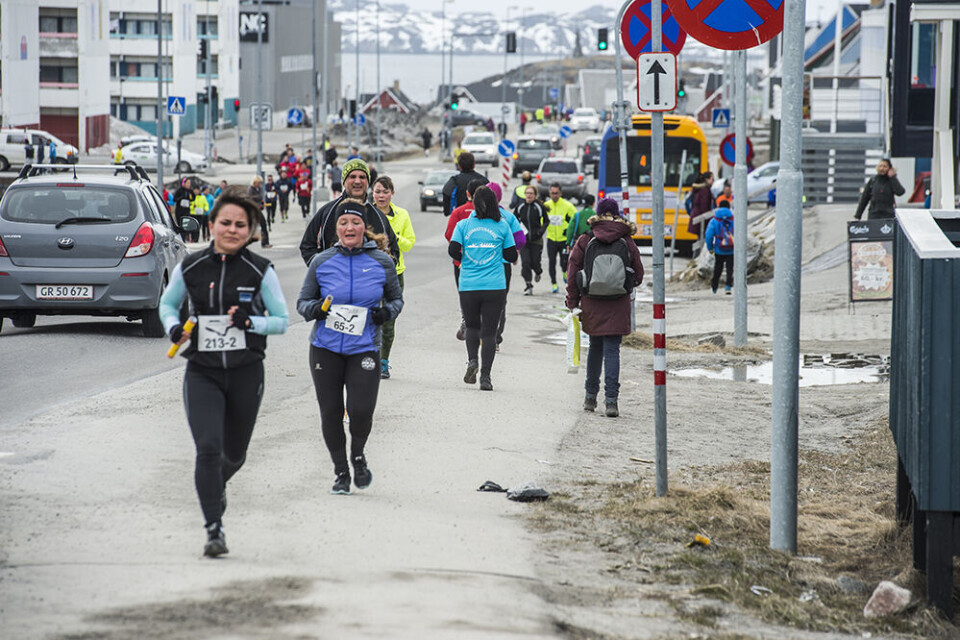 Nuuk-Stafet, 2015, DHL-løb