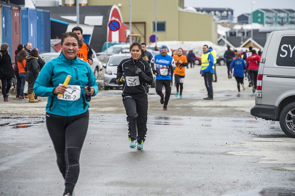 Arkivfoto Nuuk-Stafet, 2015, DHL-løb