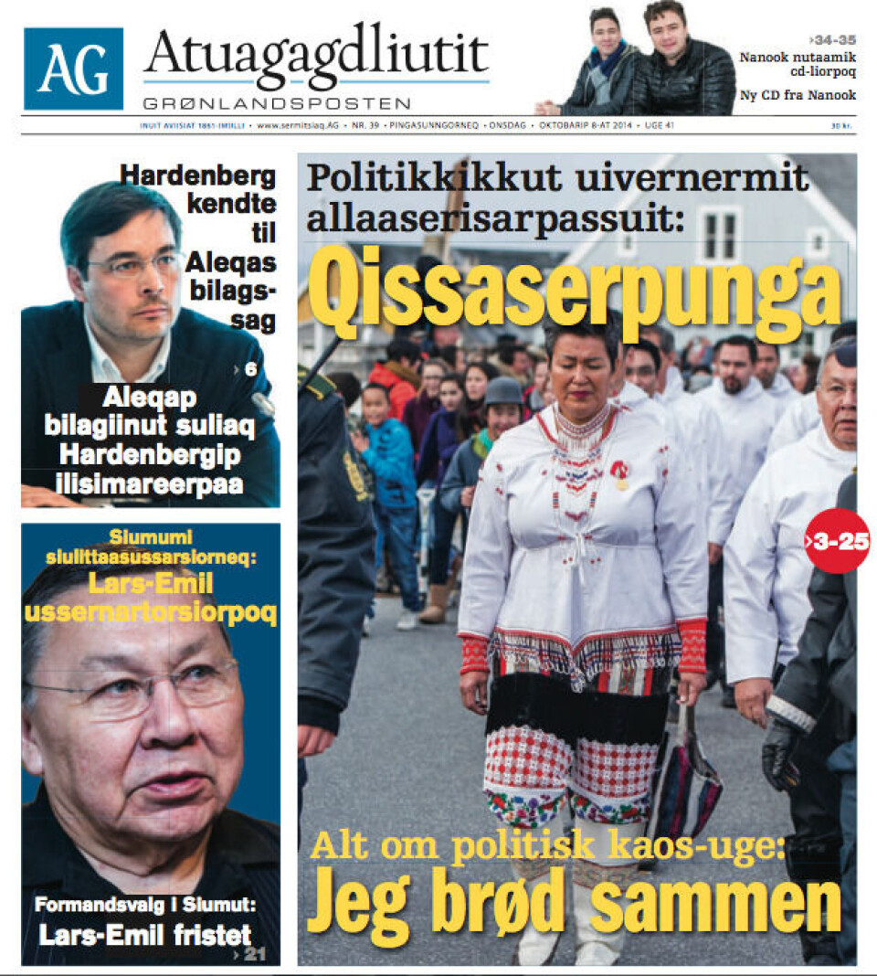 Ugens forside på AG