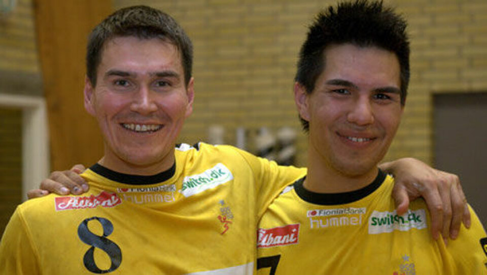 Jakob Larsen (tv) og Minik Dahl Høegh. Foto: Knud Fl. Larsen