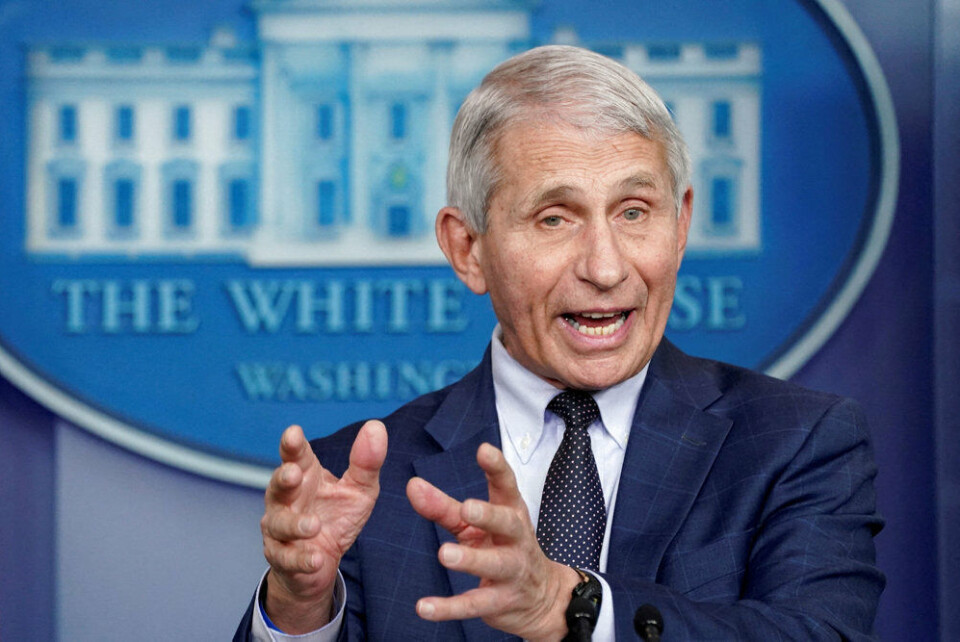 Anthony Fauci blev særligt et kendt ansigt nationalt og internationalt under coronapandemien. (Arkivfoto).