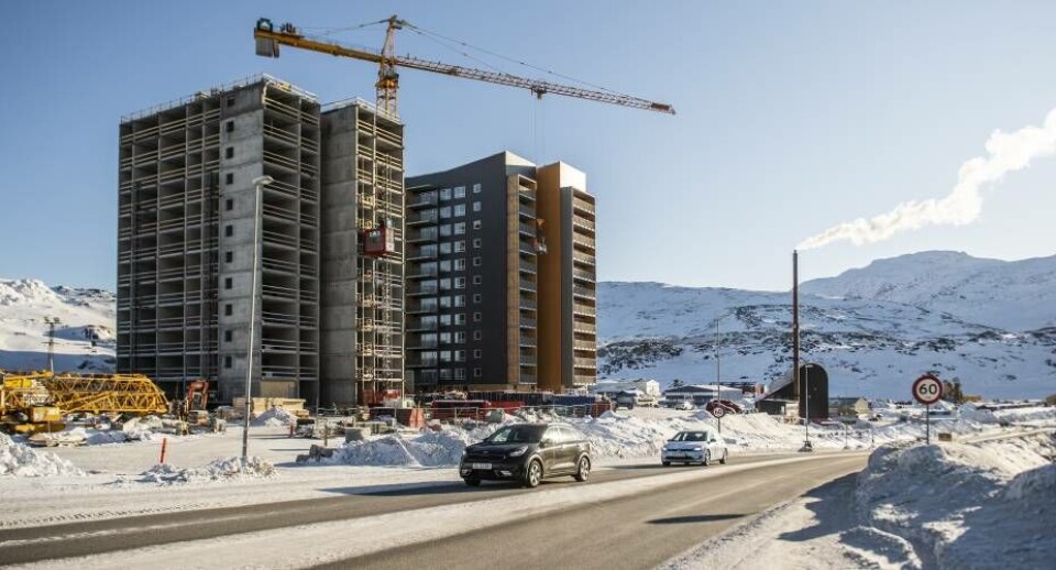 Blandt Permagreens vigtigste byggeprojekter i Nuuk i år er boligbyggeriet Sarfaarsuit Tårn 2 over for svømmehallen – med 66 lejligheder, der skal gøres færdig i år.