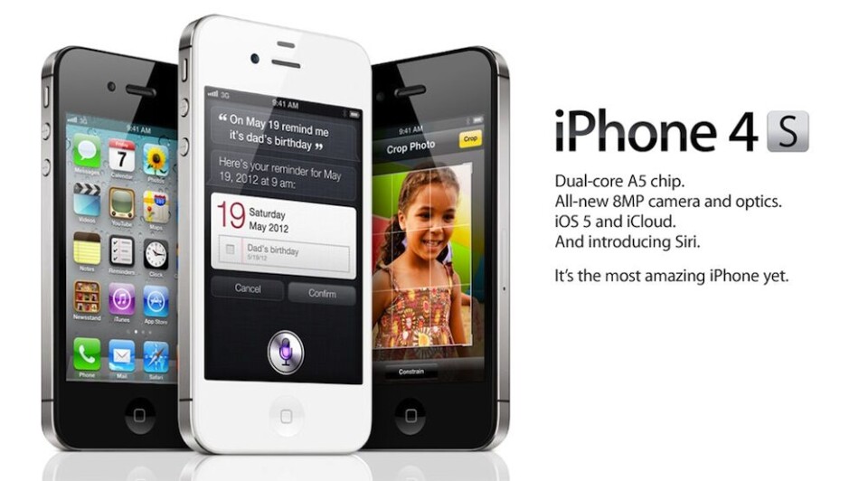 iPhone 4S. Kilde: apple.com