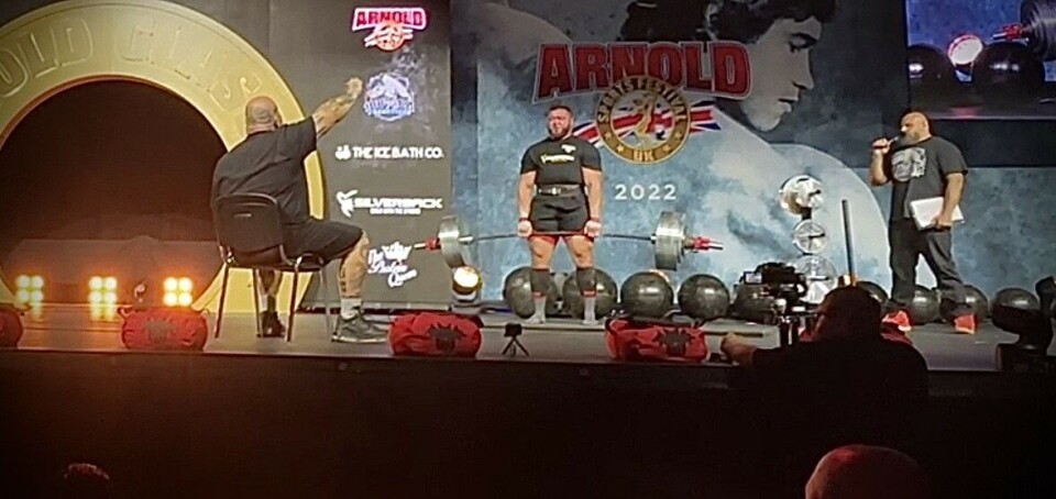 Kim Ujarak Lorentzen blev nummer 4 i det stævnets første event, som var dødløft